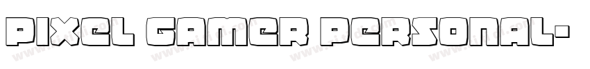 Pixel Gamer Personal字体转换